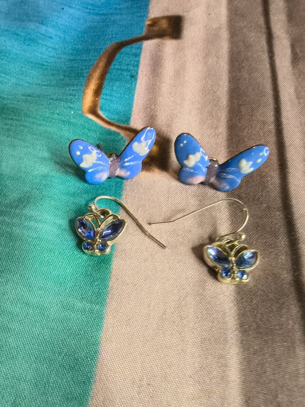 Butterfly Earrings 2 Sets